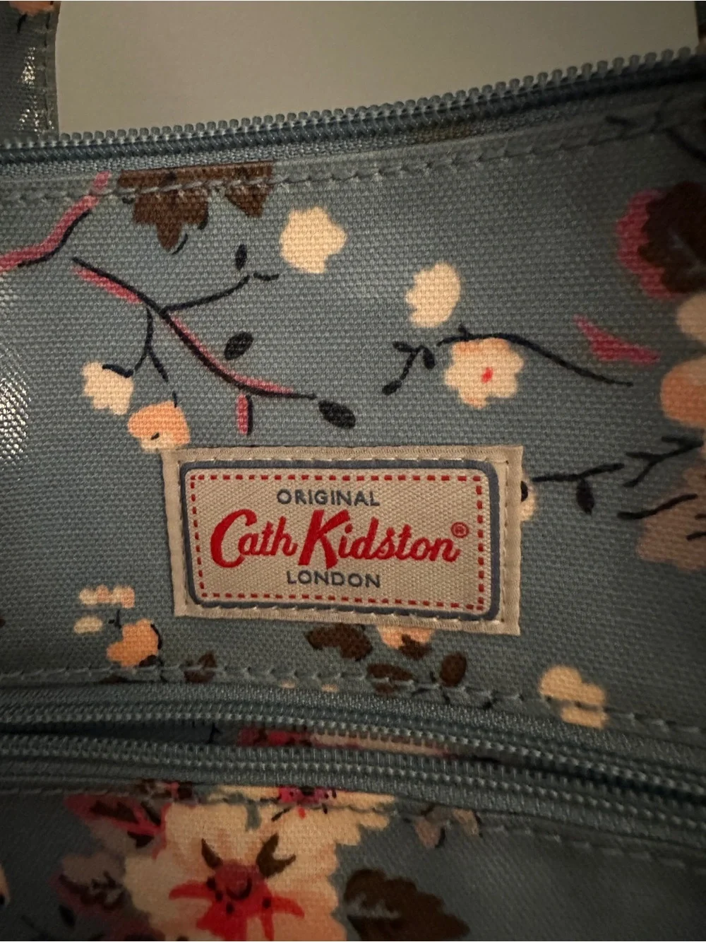 Cath Kidston Light Blue Floral purse